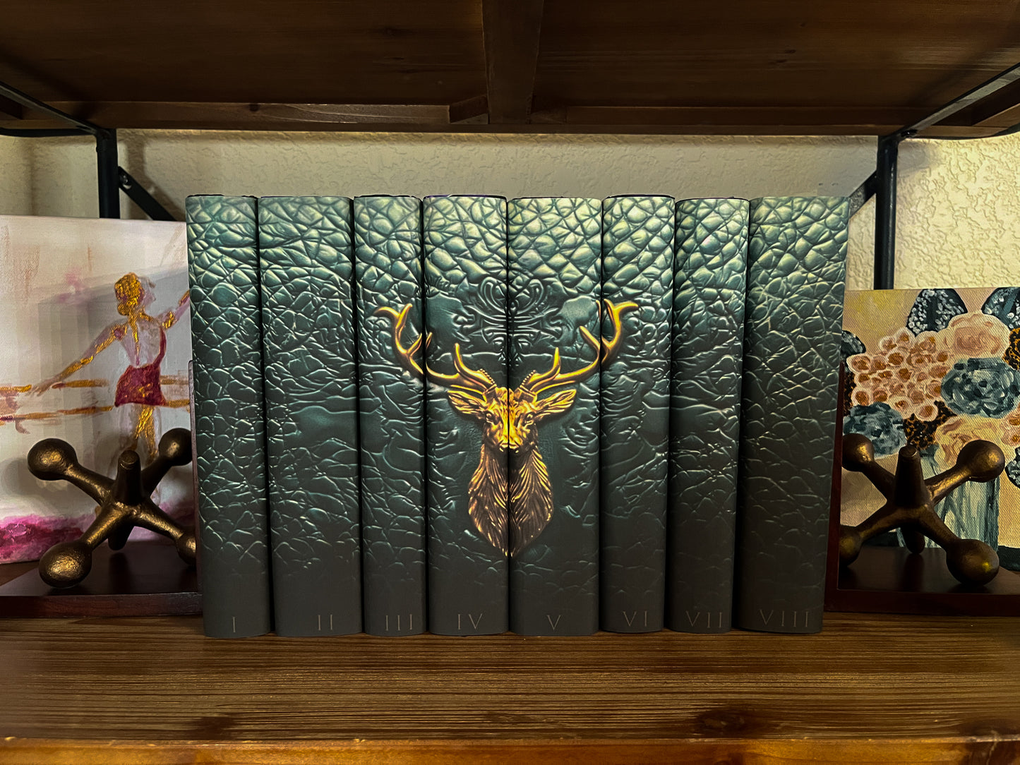 Terrasen-Inspired Stag Set Dust Jackets