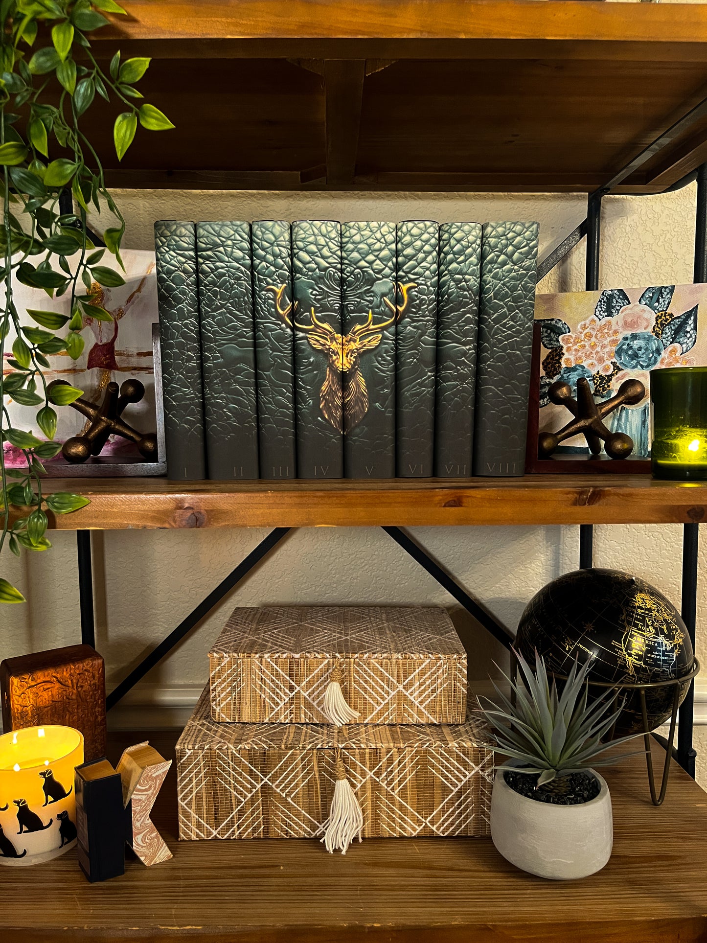 Terrasen-Inspired Stag Set Dust Jackets