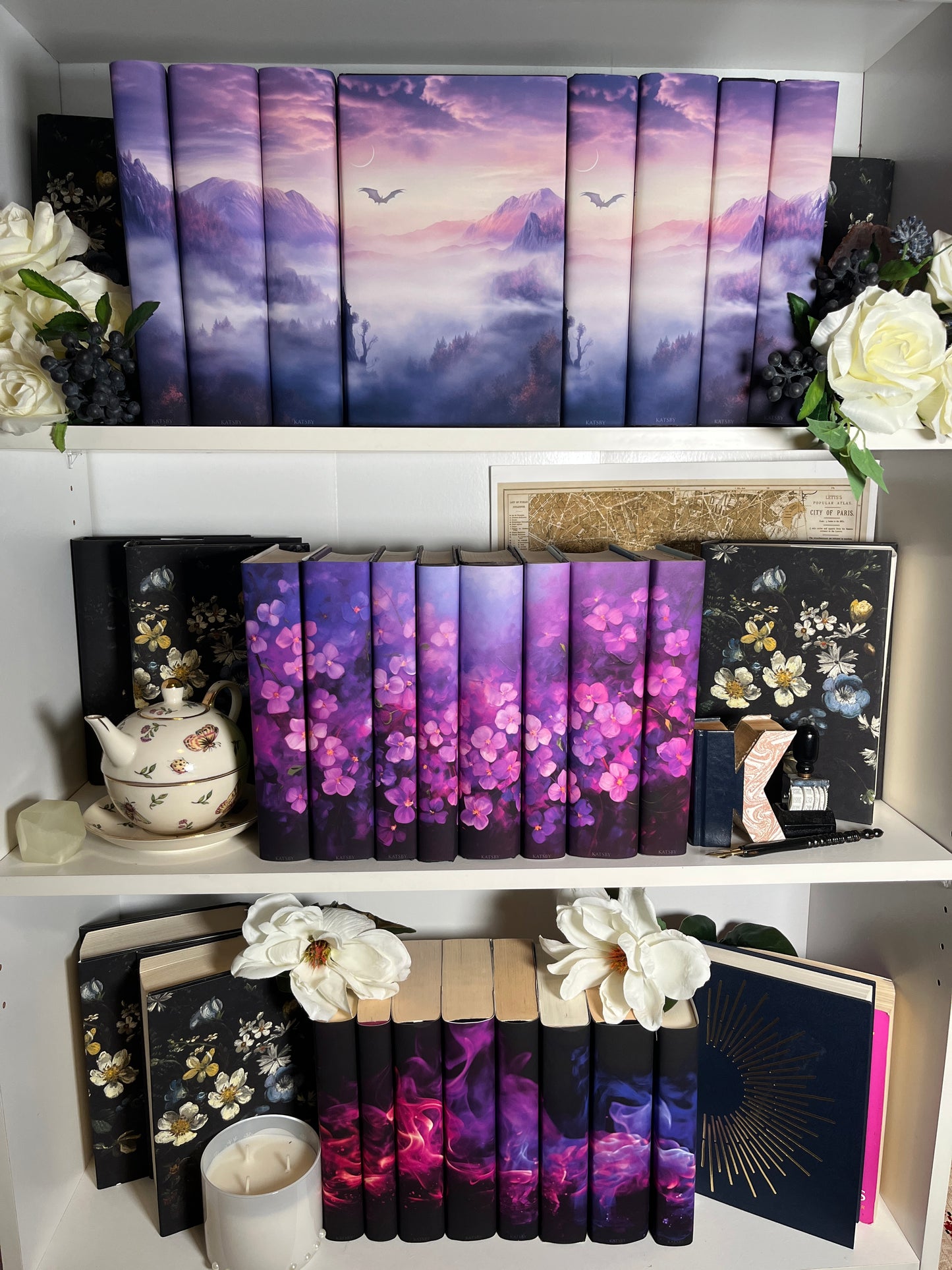 Dragon Florals Dust Jackets