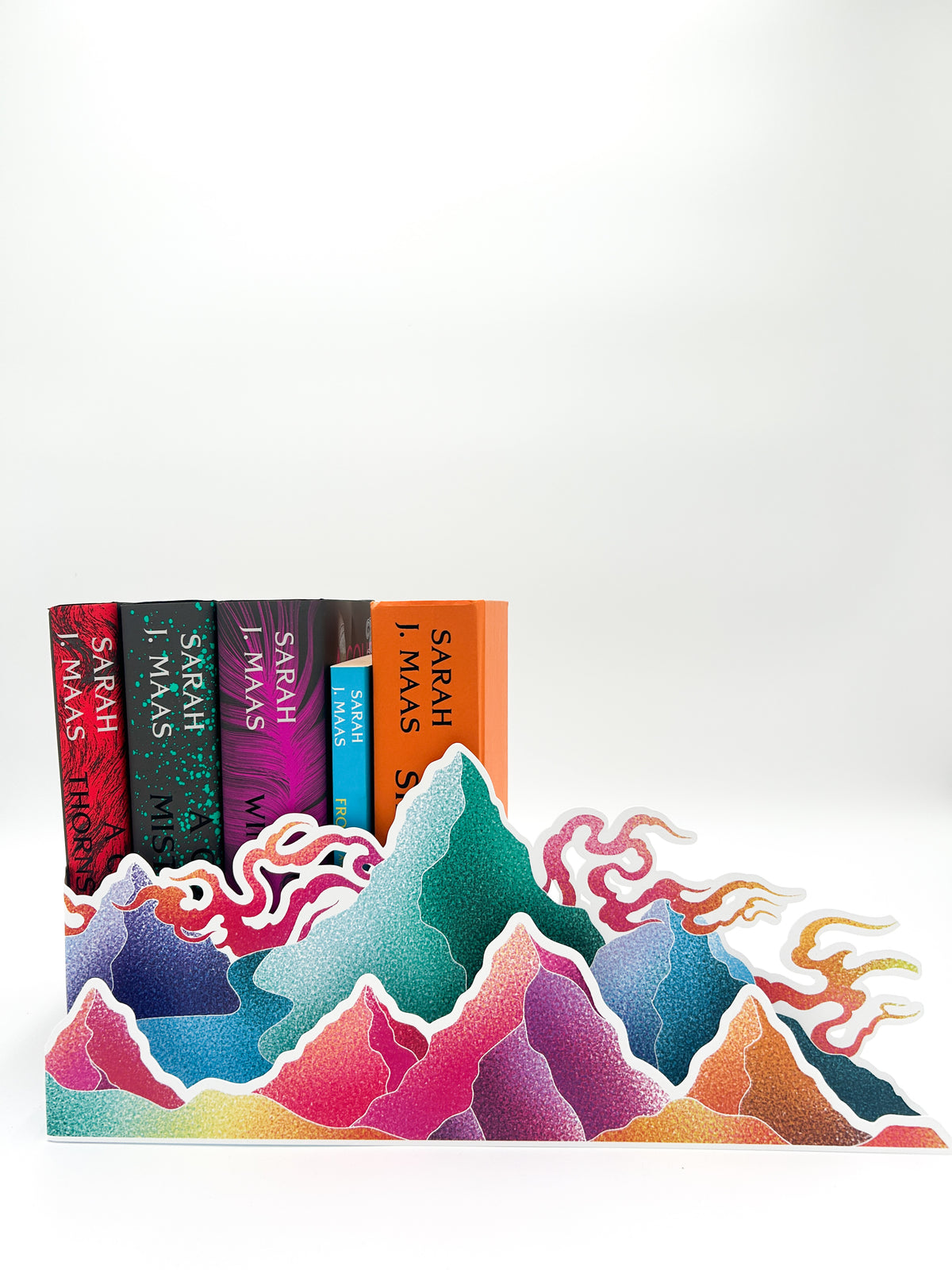 Velaris Decorative Book Huggie: ACOTAR Inspired Shelf Decor | Highlighter Mountains