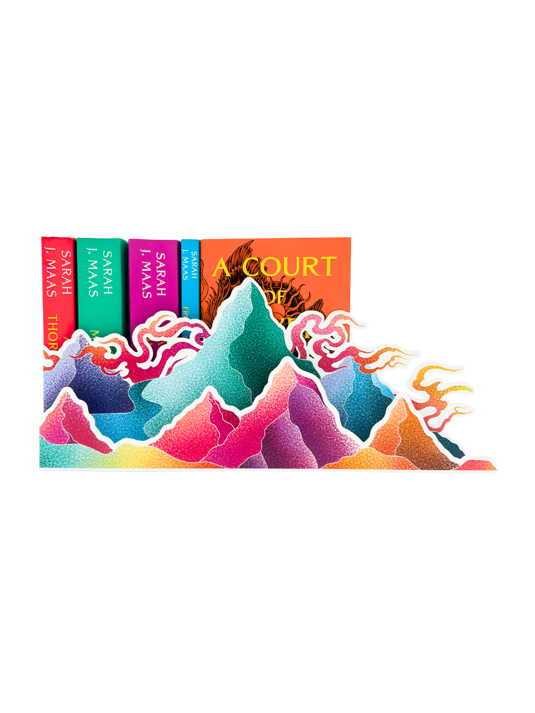 Velaris Decorative Book Huggie: ACOTAR Inspired Shelf Decor | Highlighter Mountains