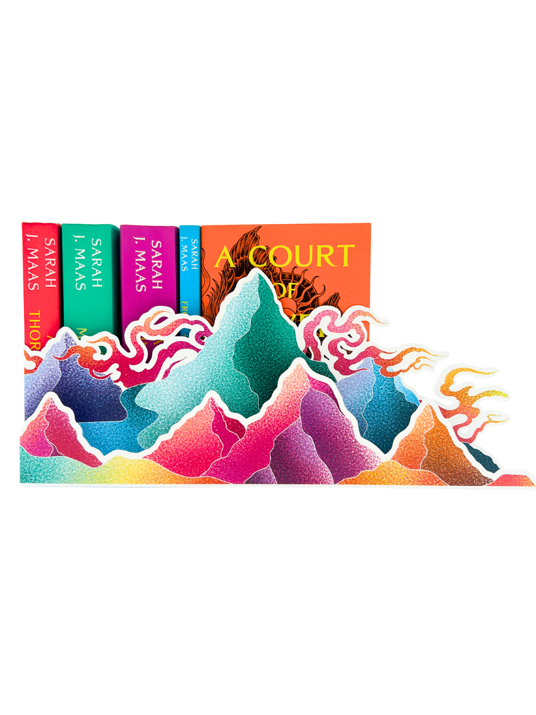 Velaris Decorative Book Huggie: ACOTAR Inspired Shelf Decor | Highlighter Mountains