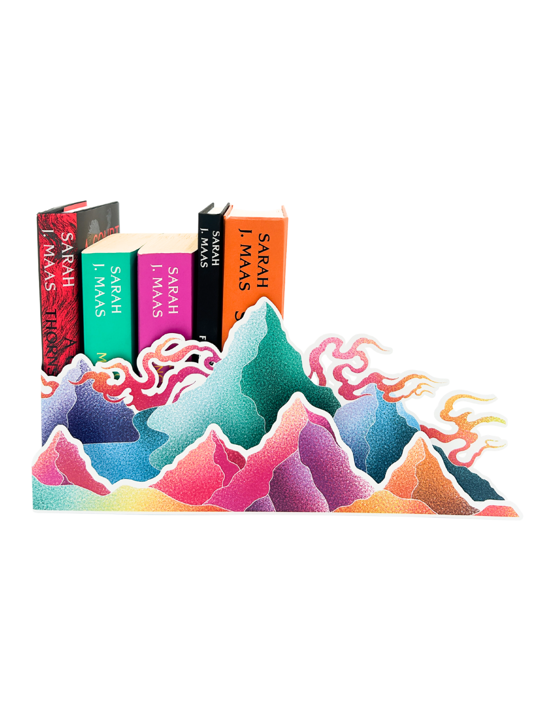 Velaris Decorative Book Huggie: ACOTAR Inspired Shelf Decor | Highlighter Mountains